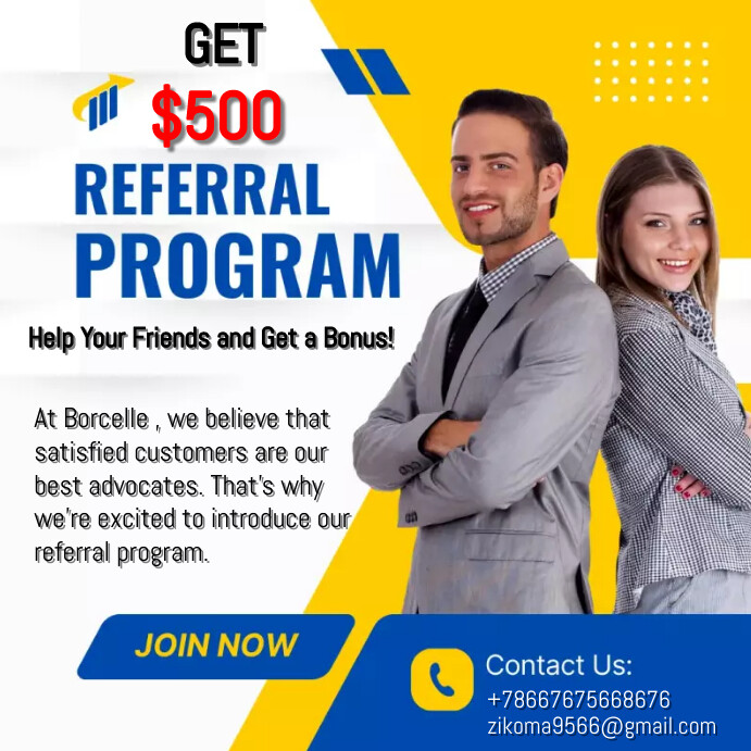 referral program, small business Template PosterMyWall referral program, small business Template PosterMyWall