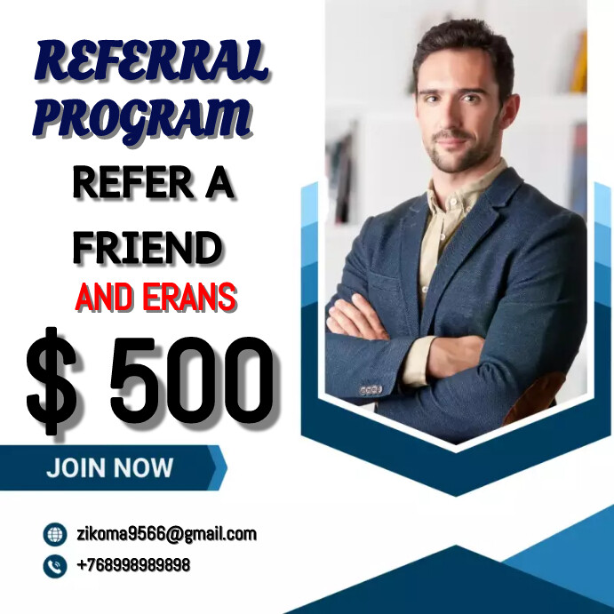 referral program, small business Instagram Post template