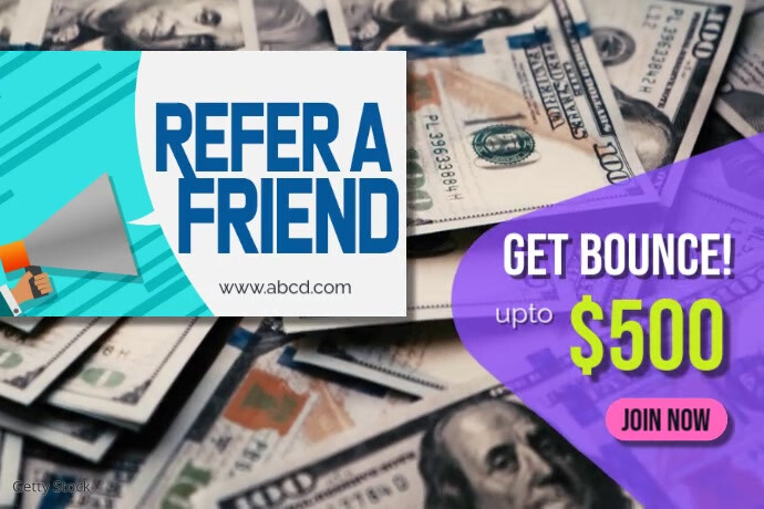 Referral Example Animation referral program animation videos Template | PosterMyWall