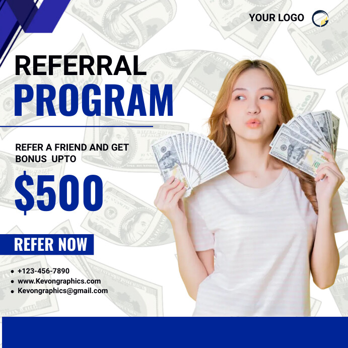 Referral Ranking Design Referral Program Template | PosterMyWall