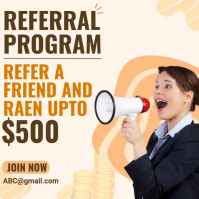 Referral program template | PosterMyWall