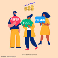 Referral program template | PosterMyWall