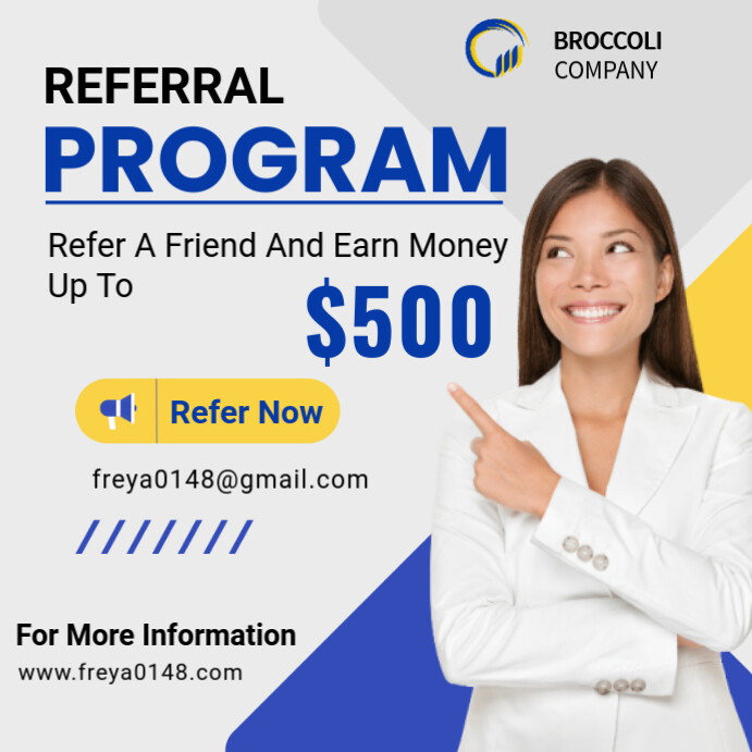 Referral program Template | PosterMyWall