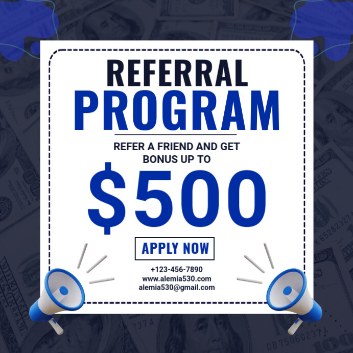 Referral program Template | PosterMyWall