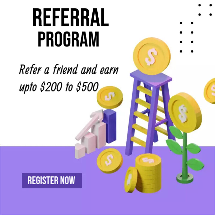 Referral Ranking Design Referral Program Template | PosterMyWall