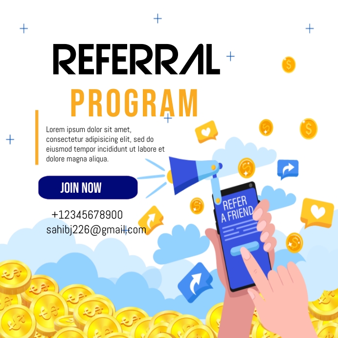 Referral Program Template | PosterMyWall