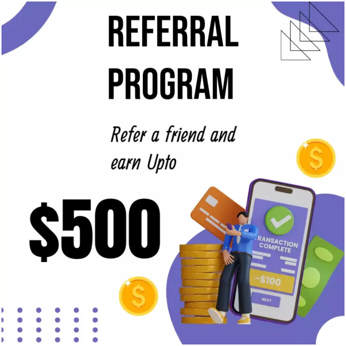 Referral Program Template | PosterMyWall