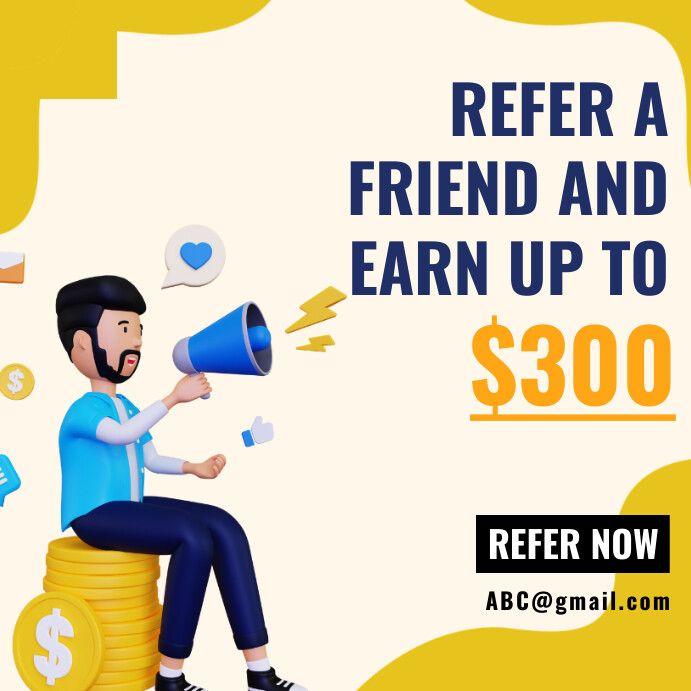 Referral program Template | PosterMyWall