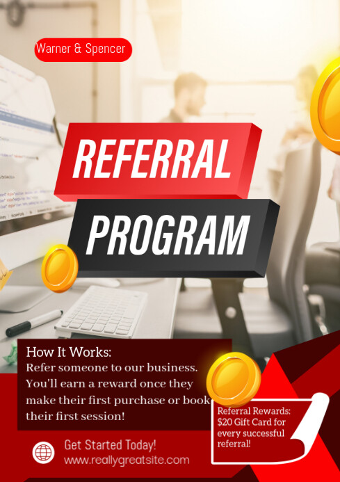 Referral program Template | PosterMyWall