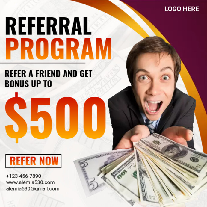 Referral program Template | PosterMyWall