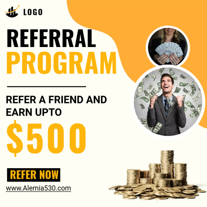 Referral program Template | PosterMyWall