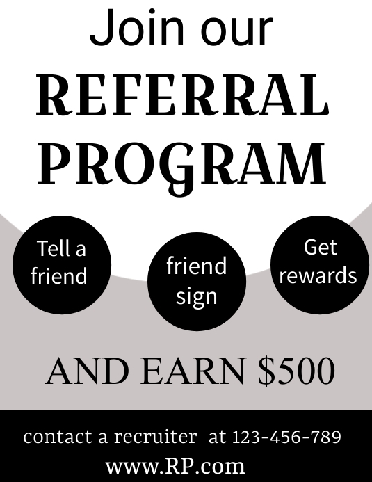 Referral program Template | PosterMyWall