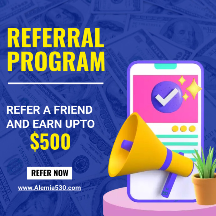 Referral program Template | PosterMyWall