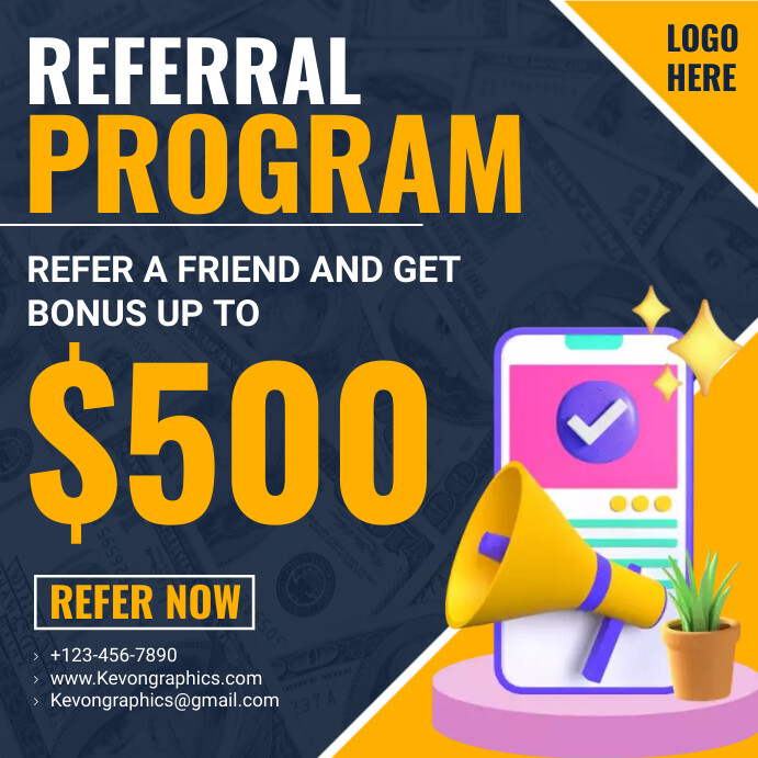 Referral Program Template | PosterMyWall