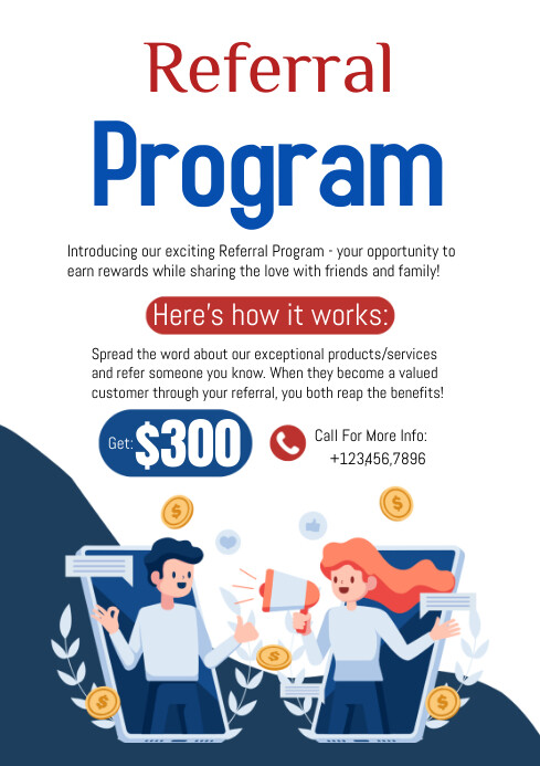 Referral program Template | PosterMyWall