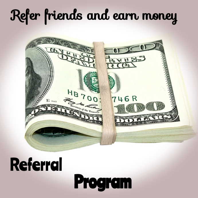 Referral program Instagram Post template