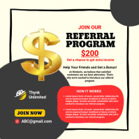 Referral program Template PosterMyWall