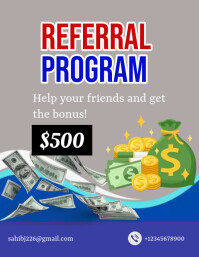 Referral program Template | PosterMyWall