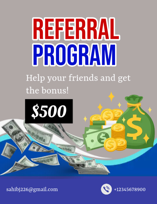 Referral Program Template | PosterMyWall