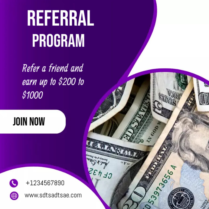 Referral Program Template | PosterMyWall