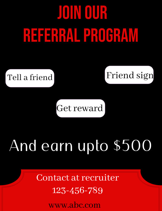 Referral program Template | PosterMyWall