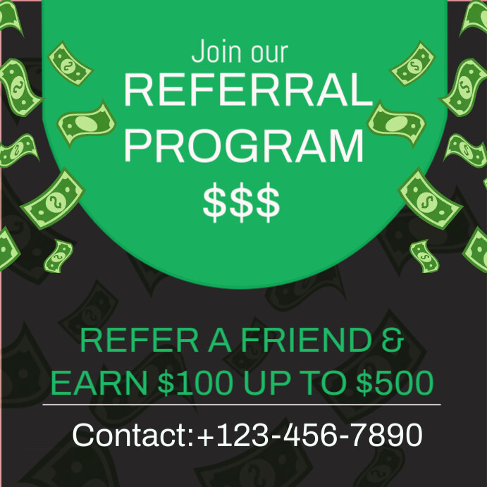 Referral program Template | PosterMyWall
