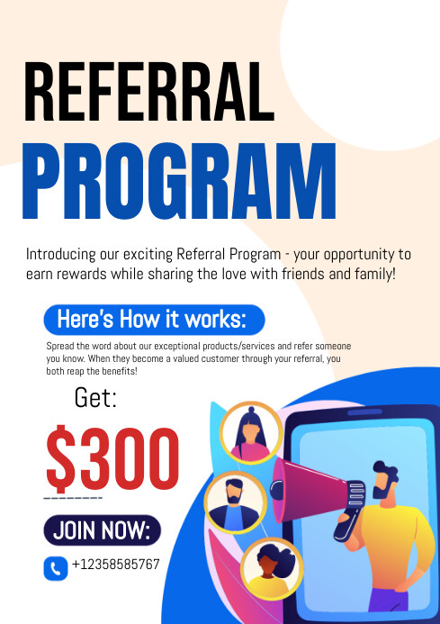 Referral program Template | PosterMyWall