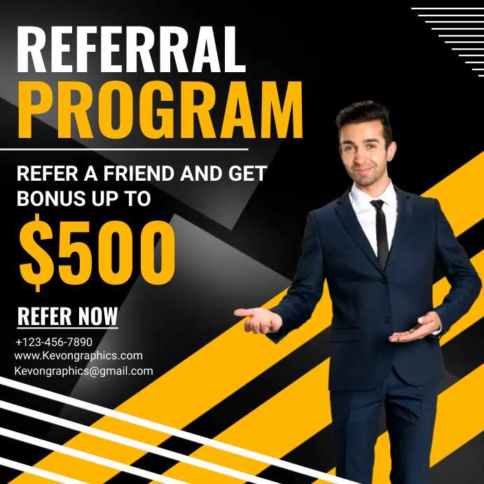 Referral Program Template | PosterMyWall