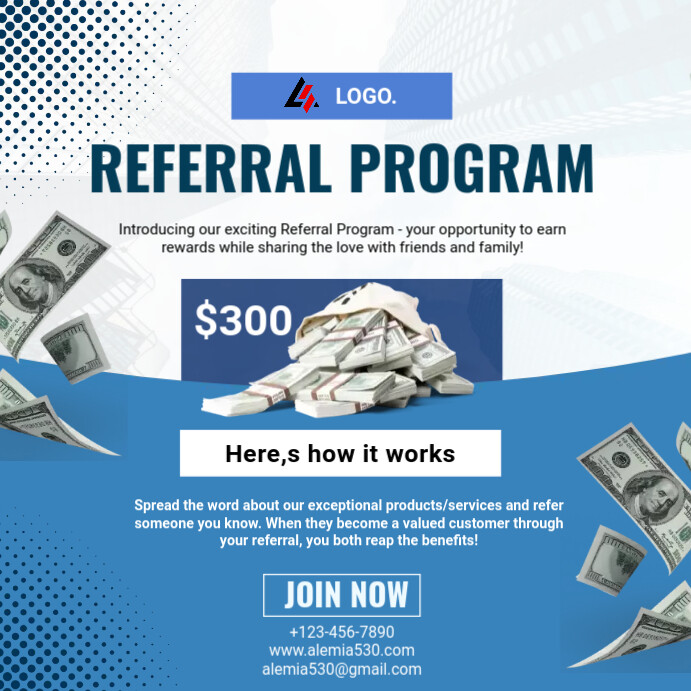Referral program Template | PosterMyWall