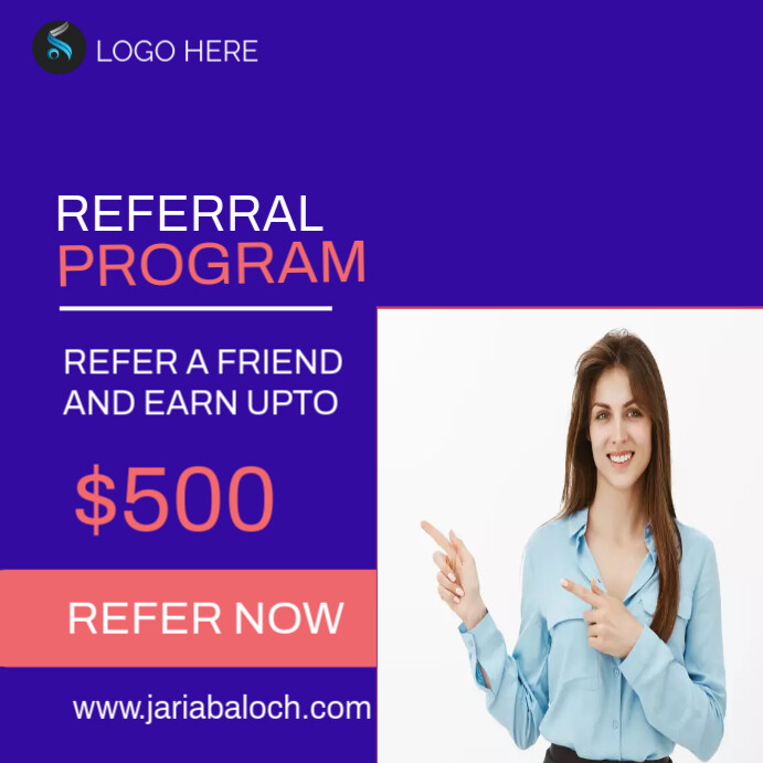Referral program Template | PosterMyWall