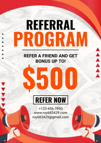 Referral program Template | PosterMyWall