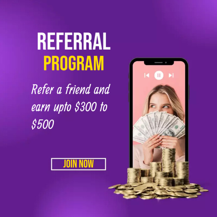 Referral Program Template | PosterMyWall