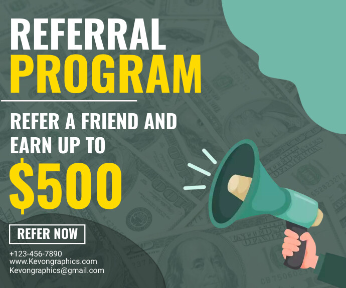 Referral Program Template | PosterMyWall