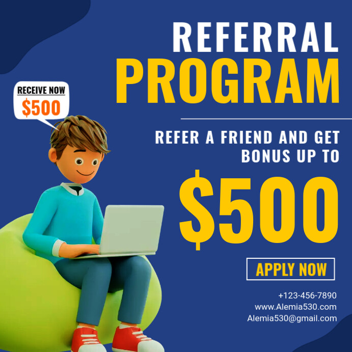 Referral Program Template | PosterMyWall