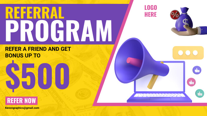 Referral Program Presentation (16:9) template