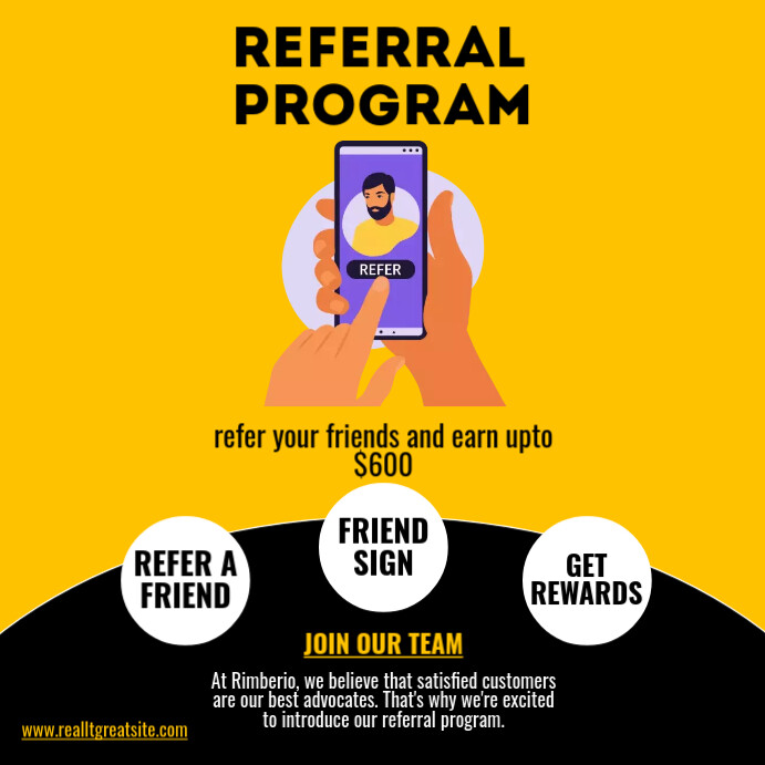 Referral Ranking Design Plantilla de Referral program | PosterMyWall