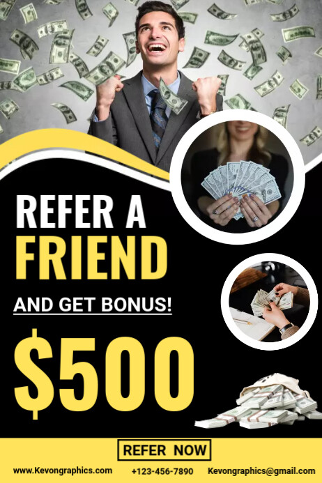 Referral program Template | PosterMyWall