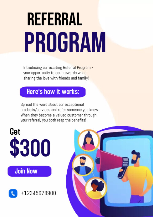 Referral Program Template | PosterMyWall