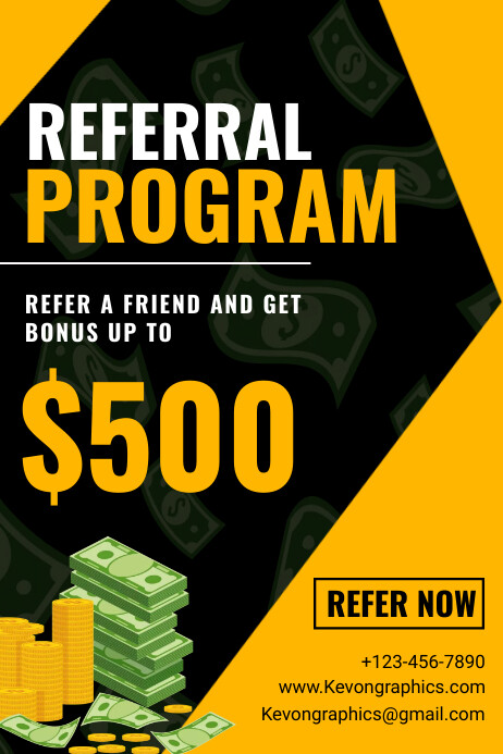 Referral program Template | PosterMyWall