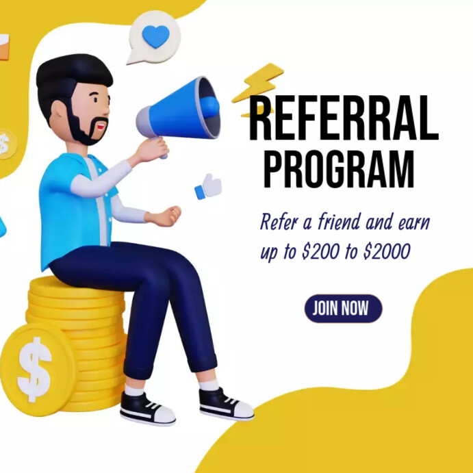 Referral Program Template | PosterMyWall