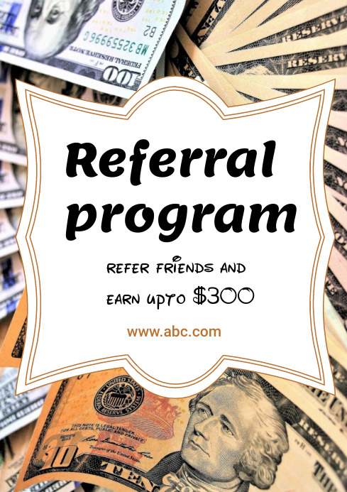 Referral program Template | PosterMyWall