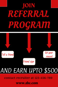 Referral program Template | PosterMyWall