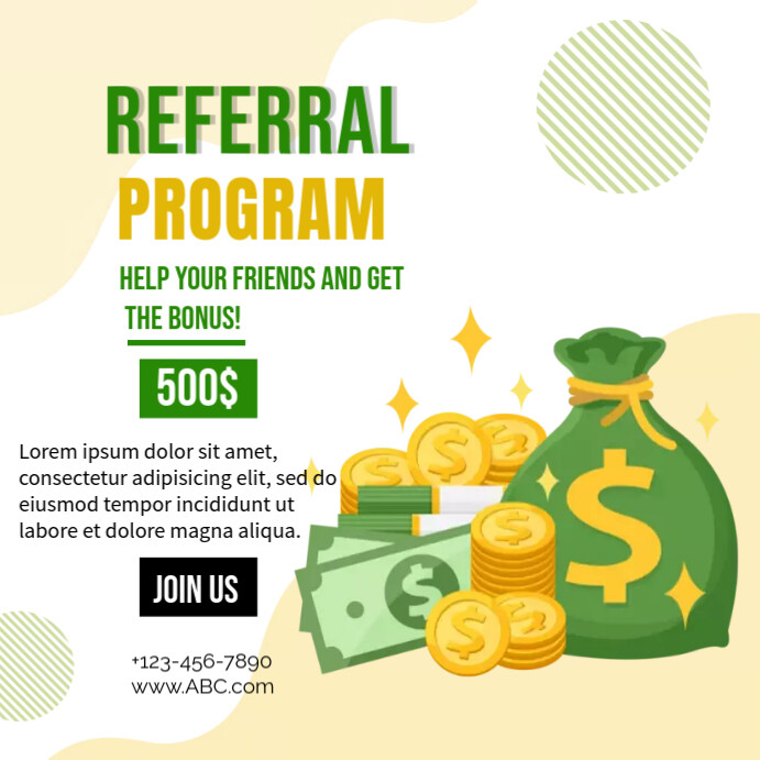 Referral Program Template | PosterMyWall