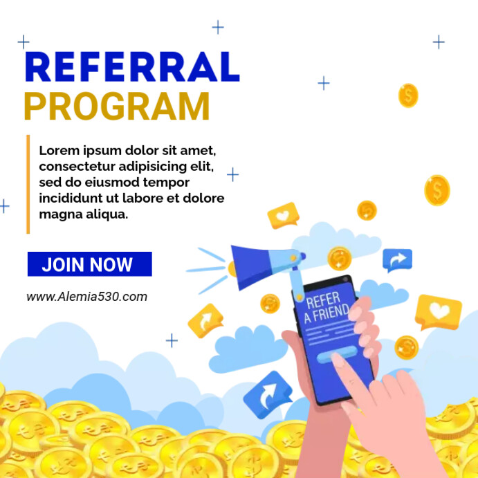 Referral program Template | PosterMyWall