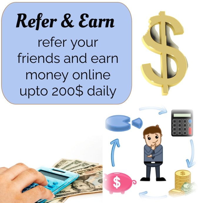 Referral program Square (1:1) template