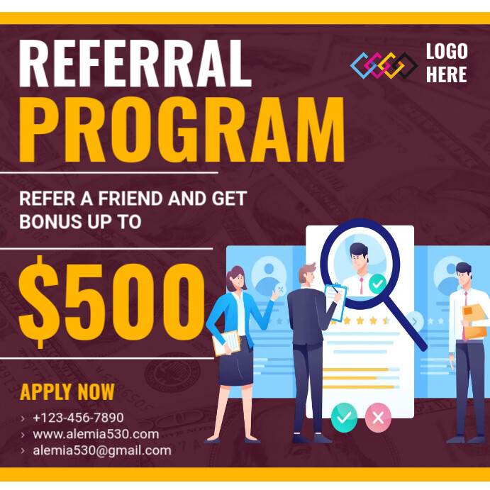 Referral Program Template | PosterMyWall