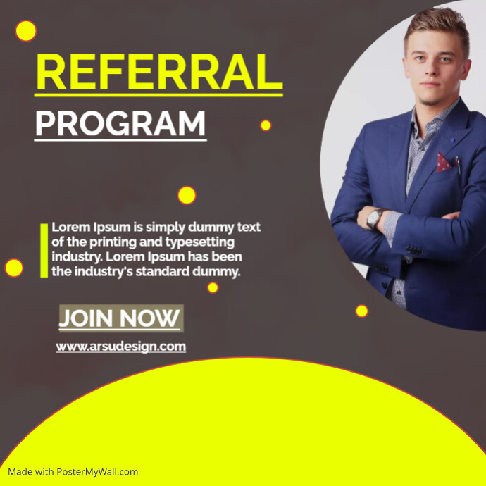 Referral Program Template | PosterMyWall