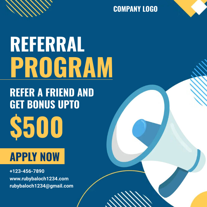 Referral program Template | PosterMyWall