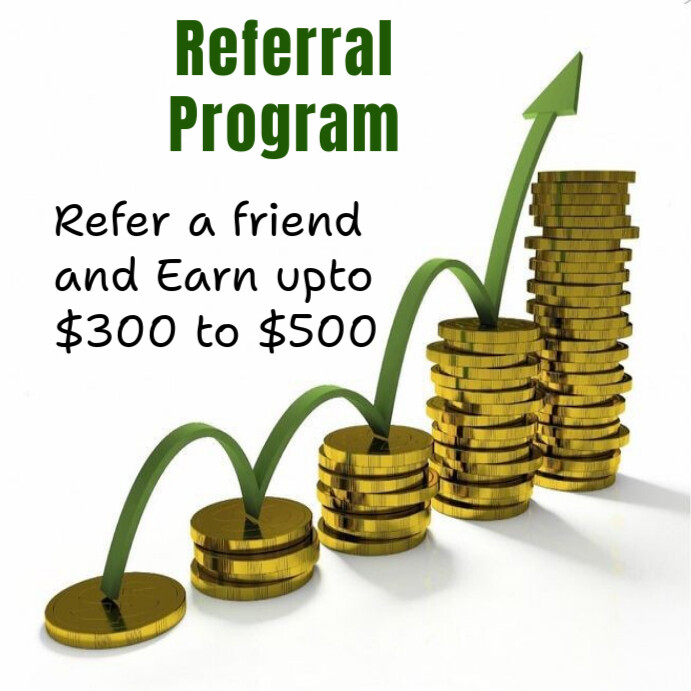 Referral Program Instagram Post template