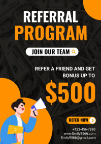 Referral program Template | PosterMyWall